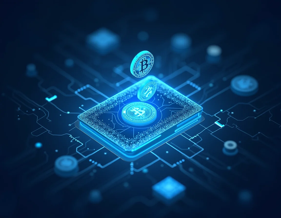 Digital wallet showing crypto coin withdrawals